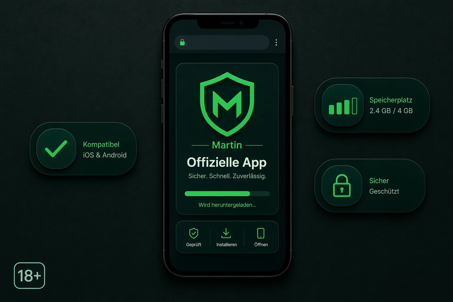 Offizielle App herunterladen